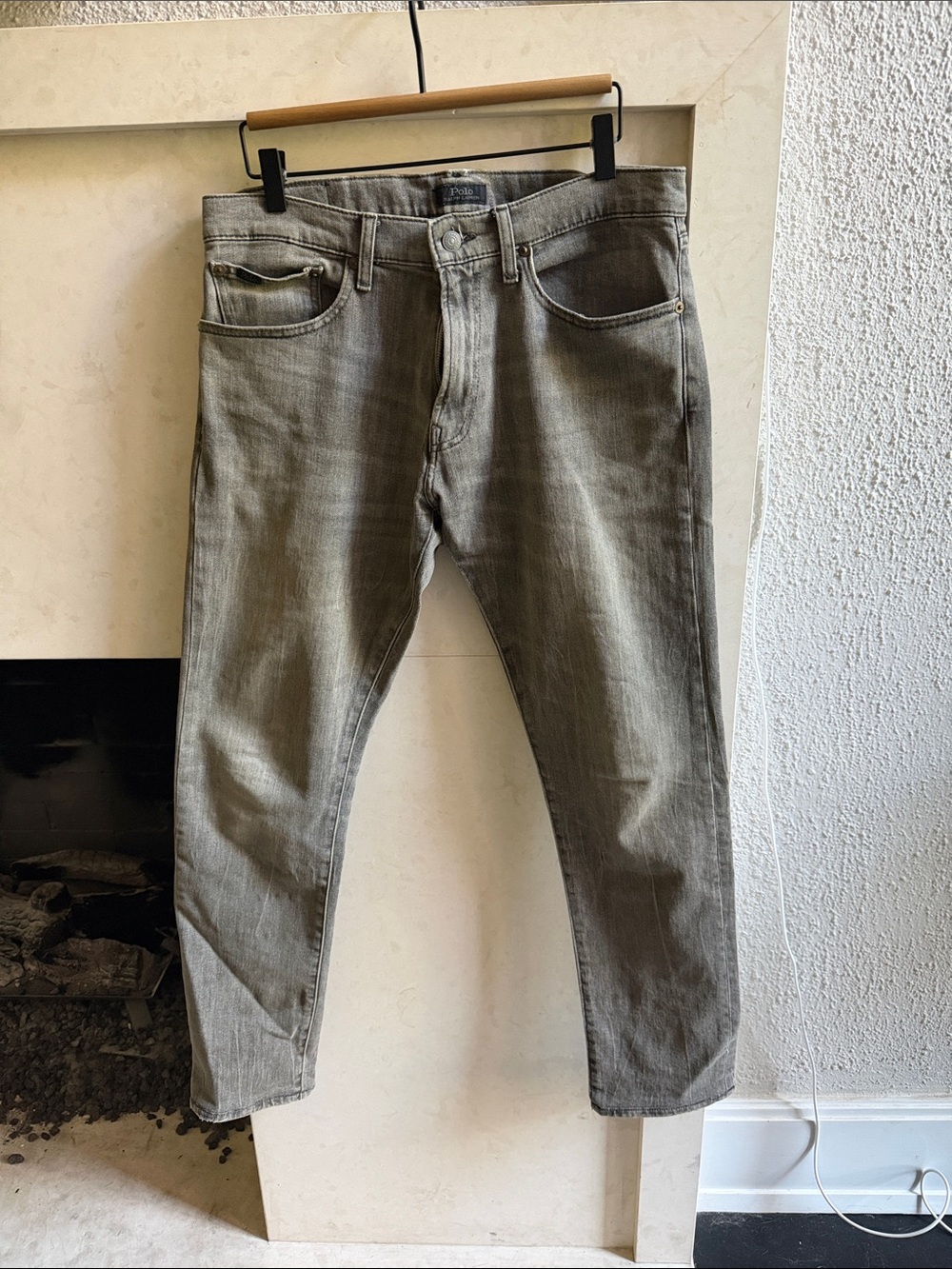 Polo Ralph Lauren - Men's Gray Slim Straight Jeans